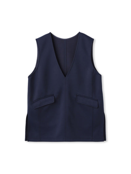 軽量ボンディング3ピーススカートセットアップ≪洗濯機で洗える≫