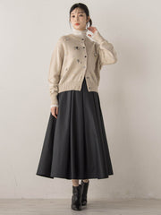 ビジュー刺繍カーディガン≪手洗い可能≫