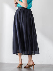 ラッセルレースチェックスカート