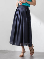 ラッセルレースチェックスカート