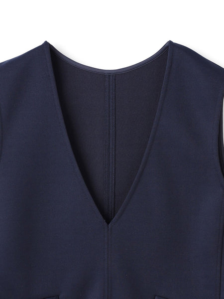 軽量ボンディング3ピーススカートセットアップ≪洗濯機で洗える≫