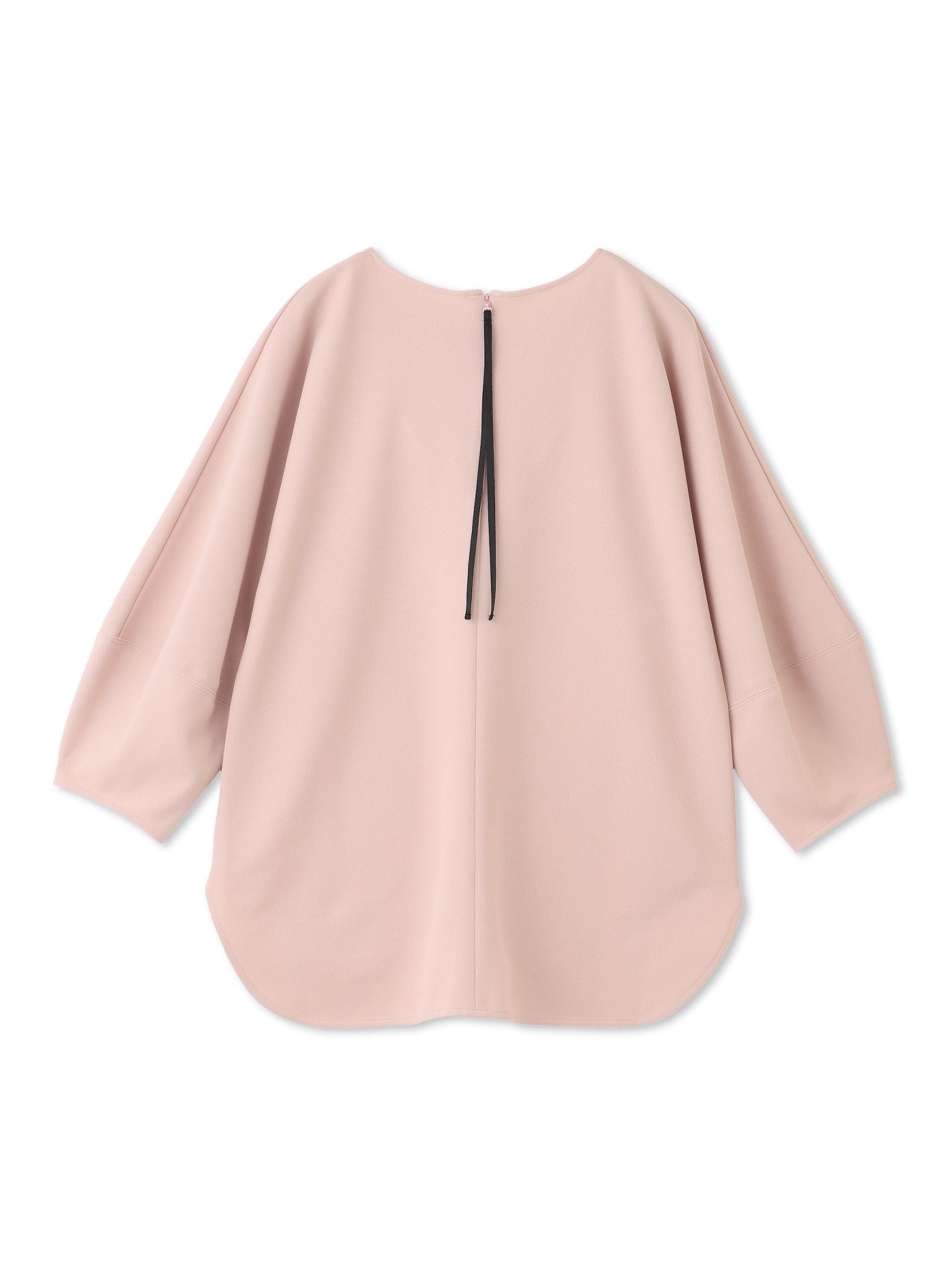 【WEB限定】フォルムスリーブバックジップトップス≪洗濯機で洗える≫