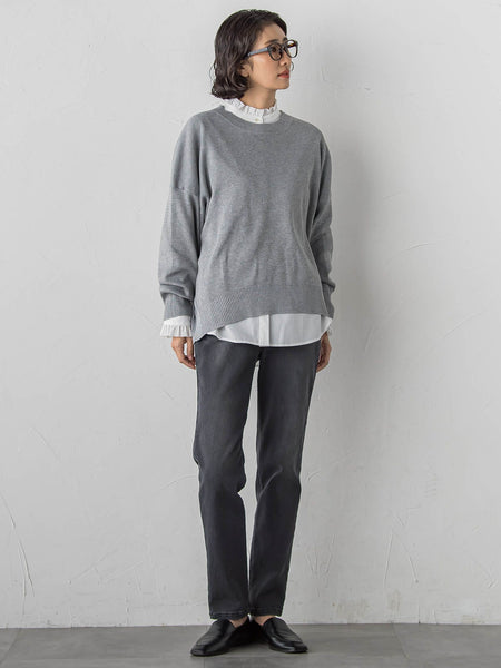 【WEB限定】”あたたか美脚”裏起毛デニム