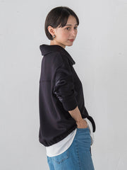 【WEB限定】裏起毛ジッププルオーバー