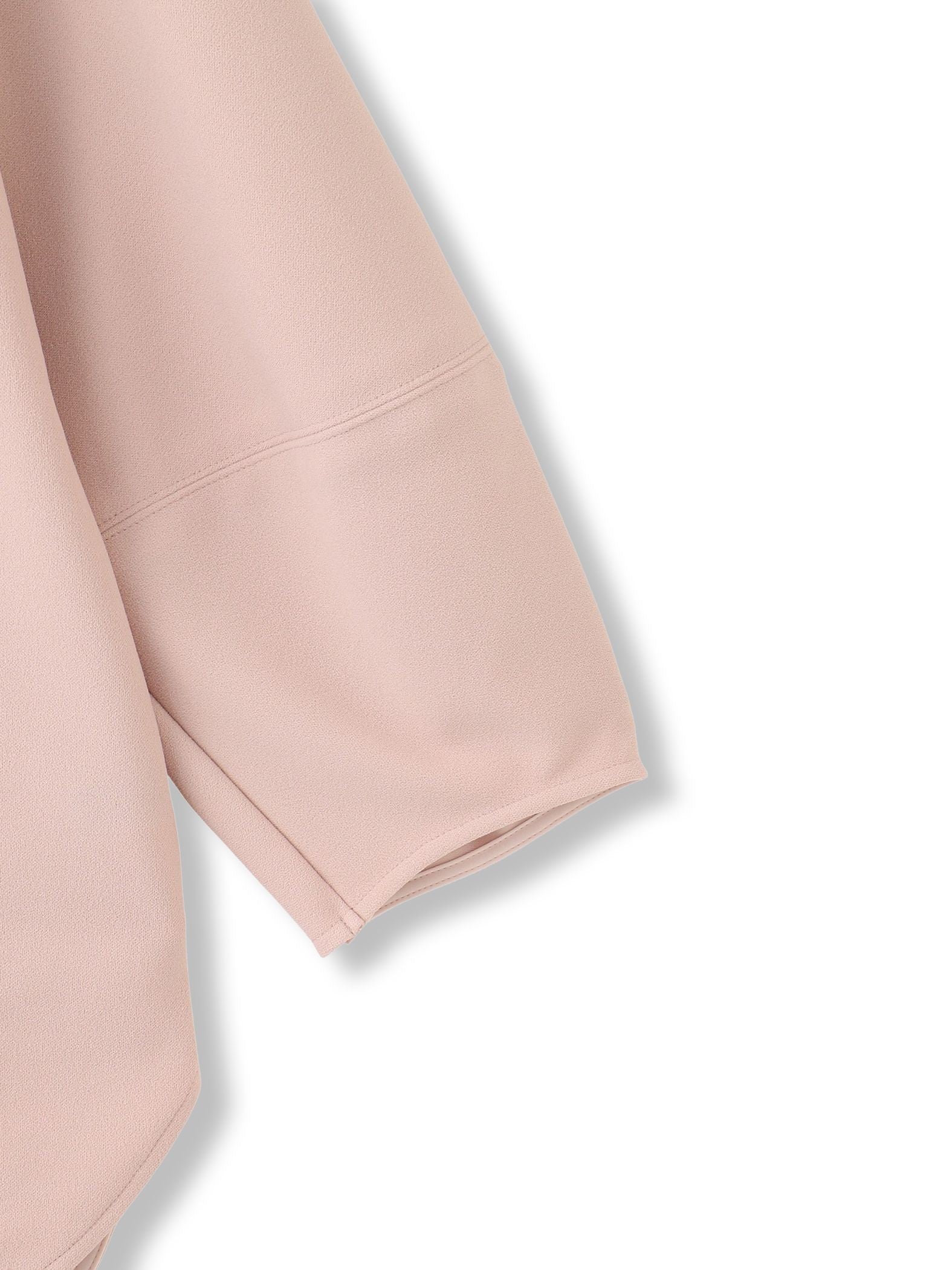 【WEB限定】フォルムスリーブバックジップトップス≪洗濯機で洗える≫