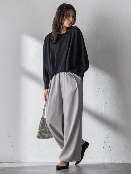 【一瞬で楽とキレイを叶える】タンブラーオックスイージーワイドパンツ≪手洗い可能≫