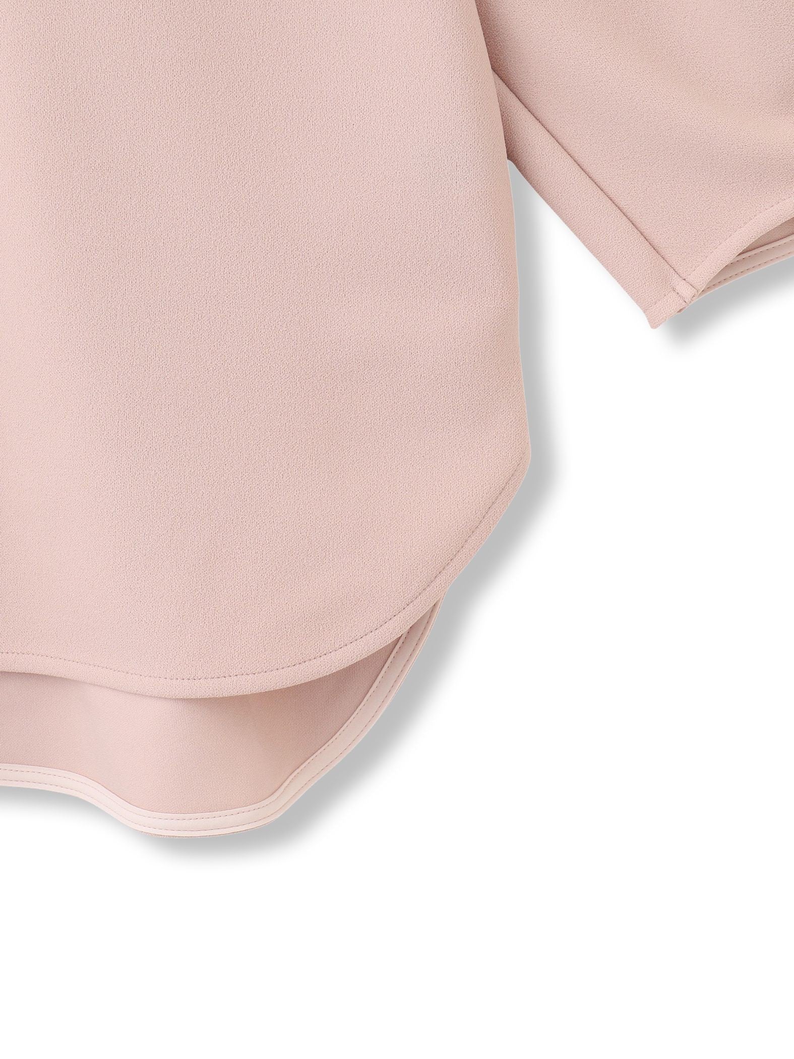 【WEB限定】フォルムスリーブバックジップトップス≪洗濯機で洗える≫