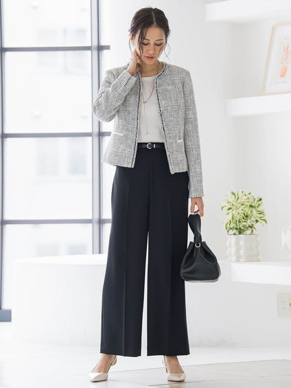 トリクシオンワイドパンツ≪セットアップ対応/手洗い可能≫