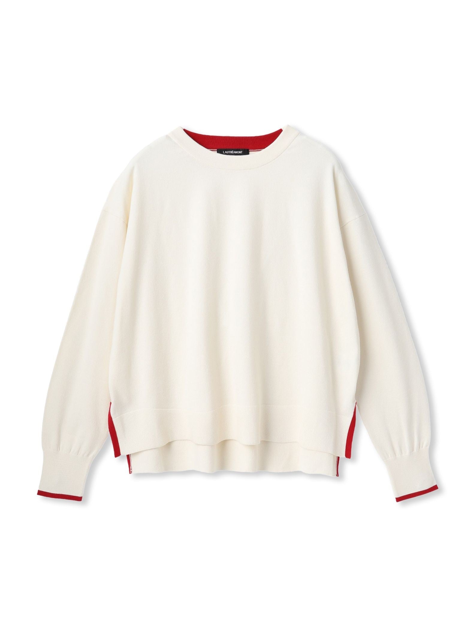 【WEB限定】カラー配色ニット≪洗える≫