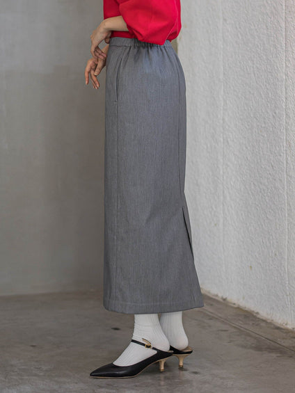 裏起毛タイトスカート≪手洗い可能≫