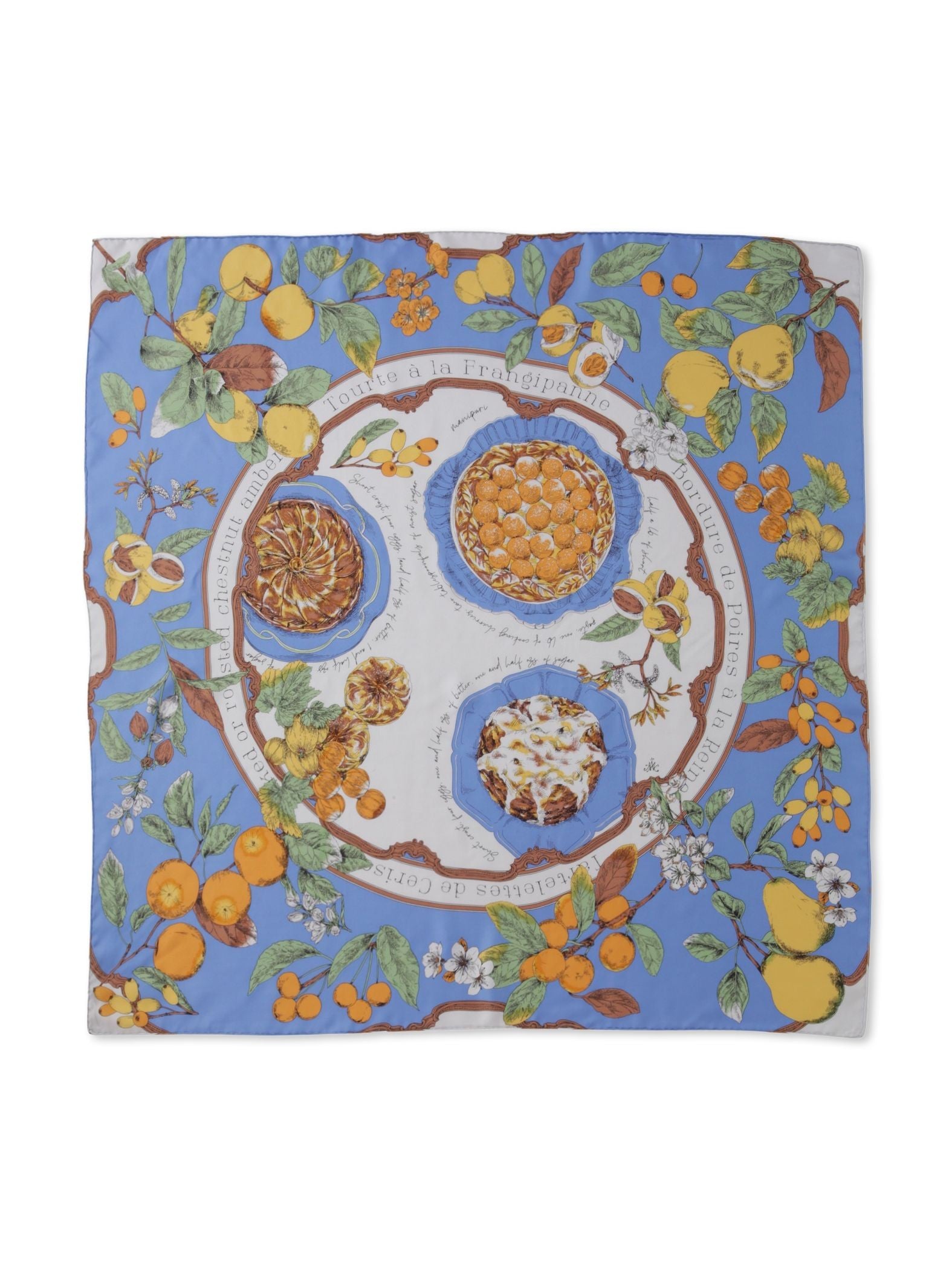 【WEB限定】【manipuri】＜シルクスカーフ88＞アンティークレシピ