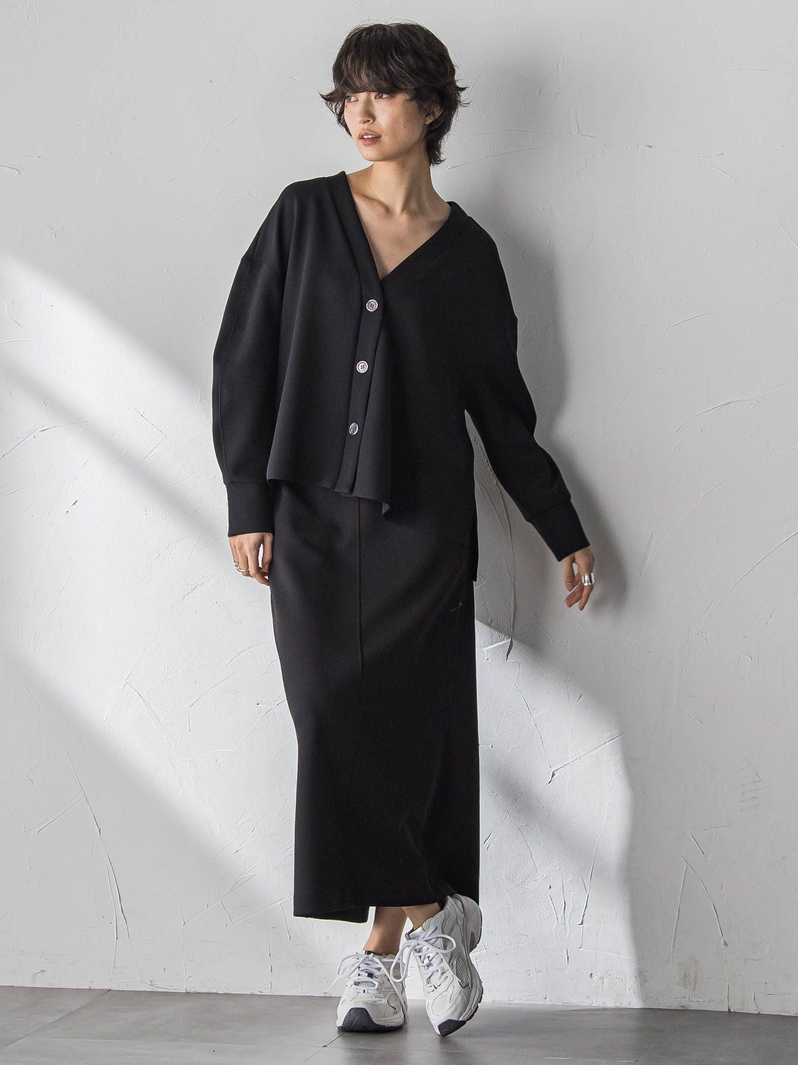 【えらべるSETUP】叶えるカットカーディガン≪手洗い可能≫