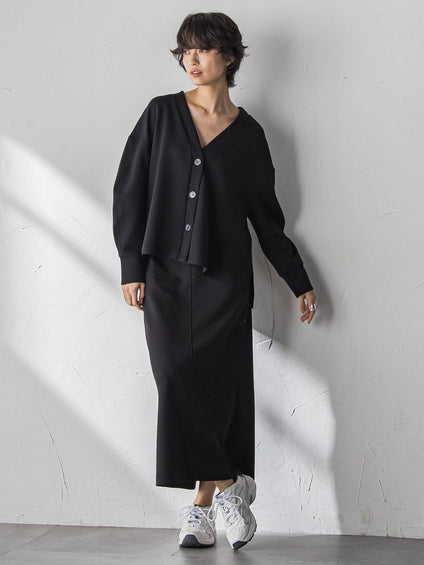 【えらべるSETUP】叶えるカットカーディガン≪手洗い可能≫