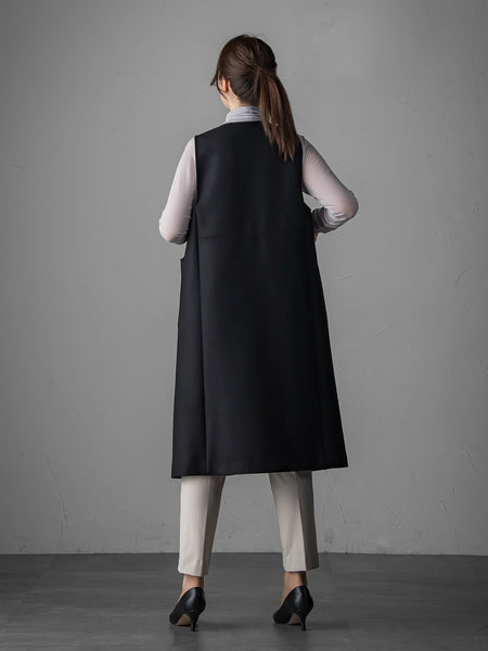 【大きいサイズ】ウールツイードボンディングジャンスカ