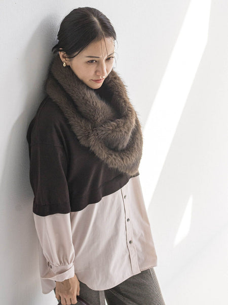 【THROW/スロー】Eco Fur Shawl