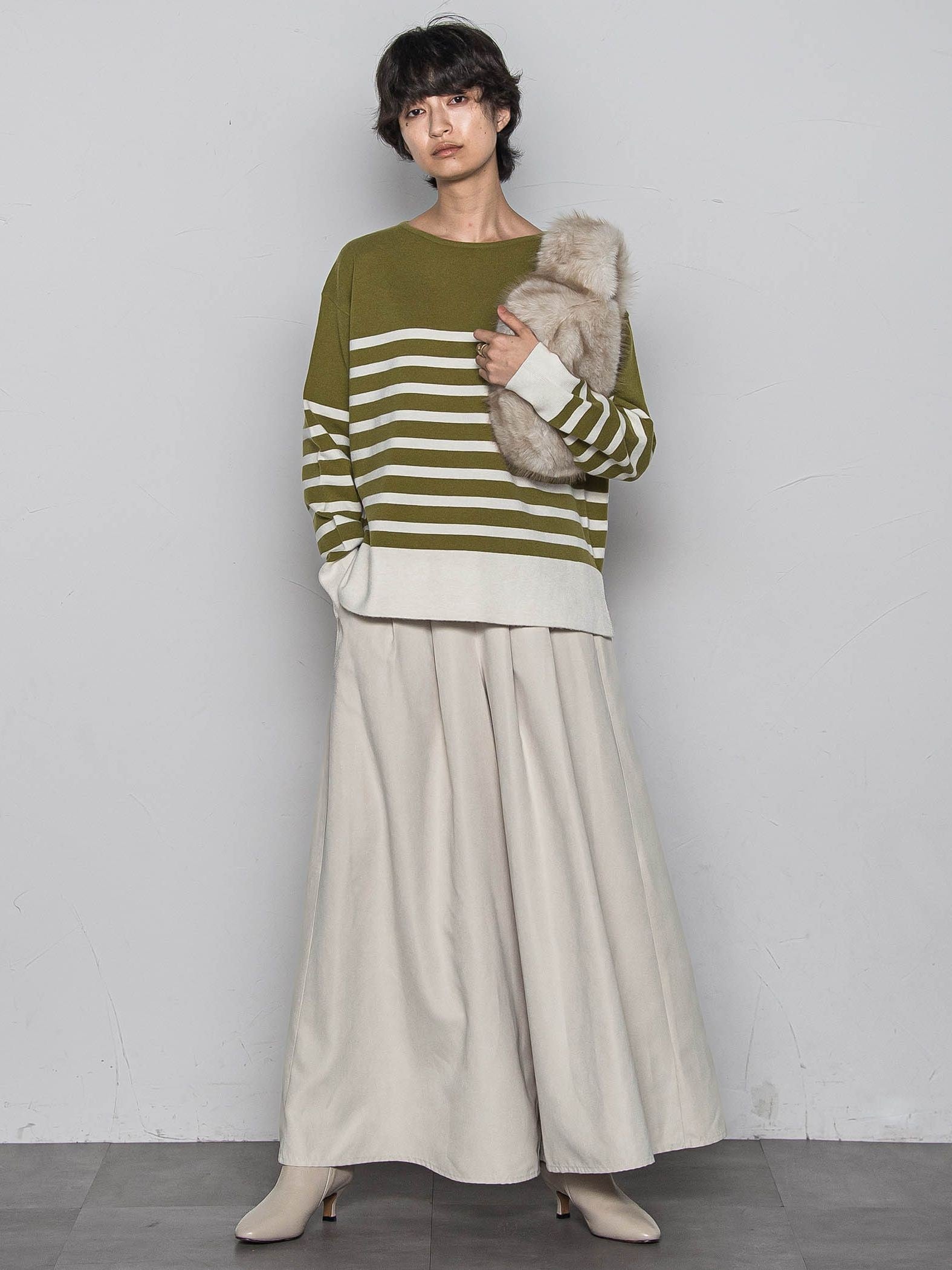 【ゆるっと上品】私に似合うキュロットパンツ≪手洗い可能≫