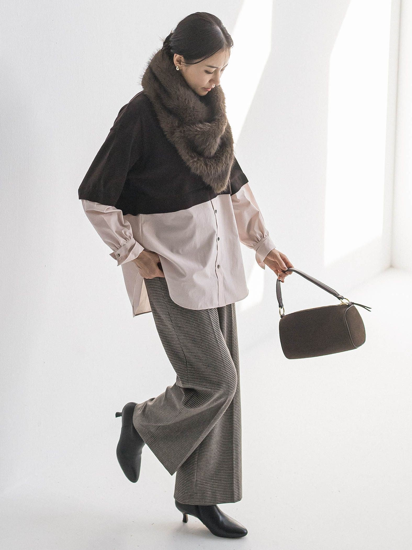 【THROW/スロー】Eco Fur Shawl