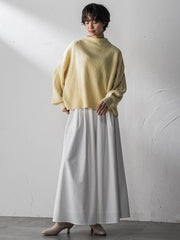 シャンブレーイージーキュロットパンツ≪手洗い可能≫