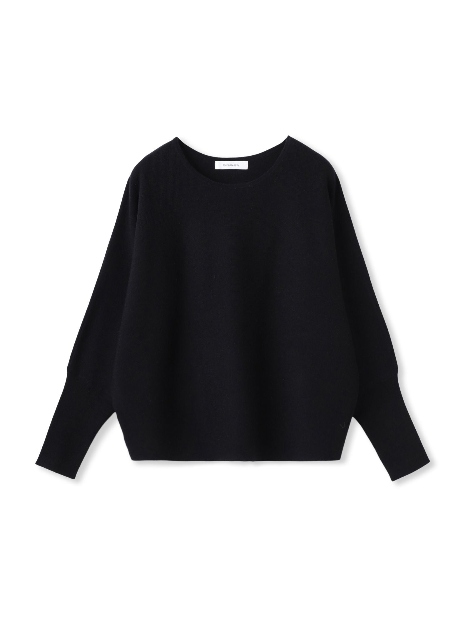 袖口ボタンドルマンニットプルオーバー≪手洗い可能≫