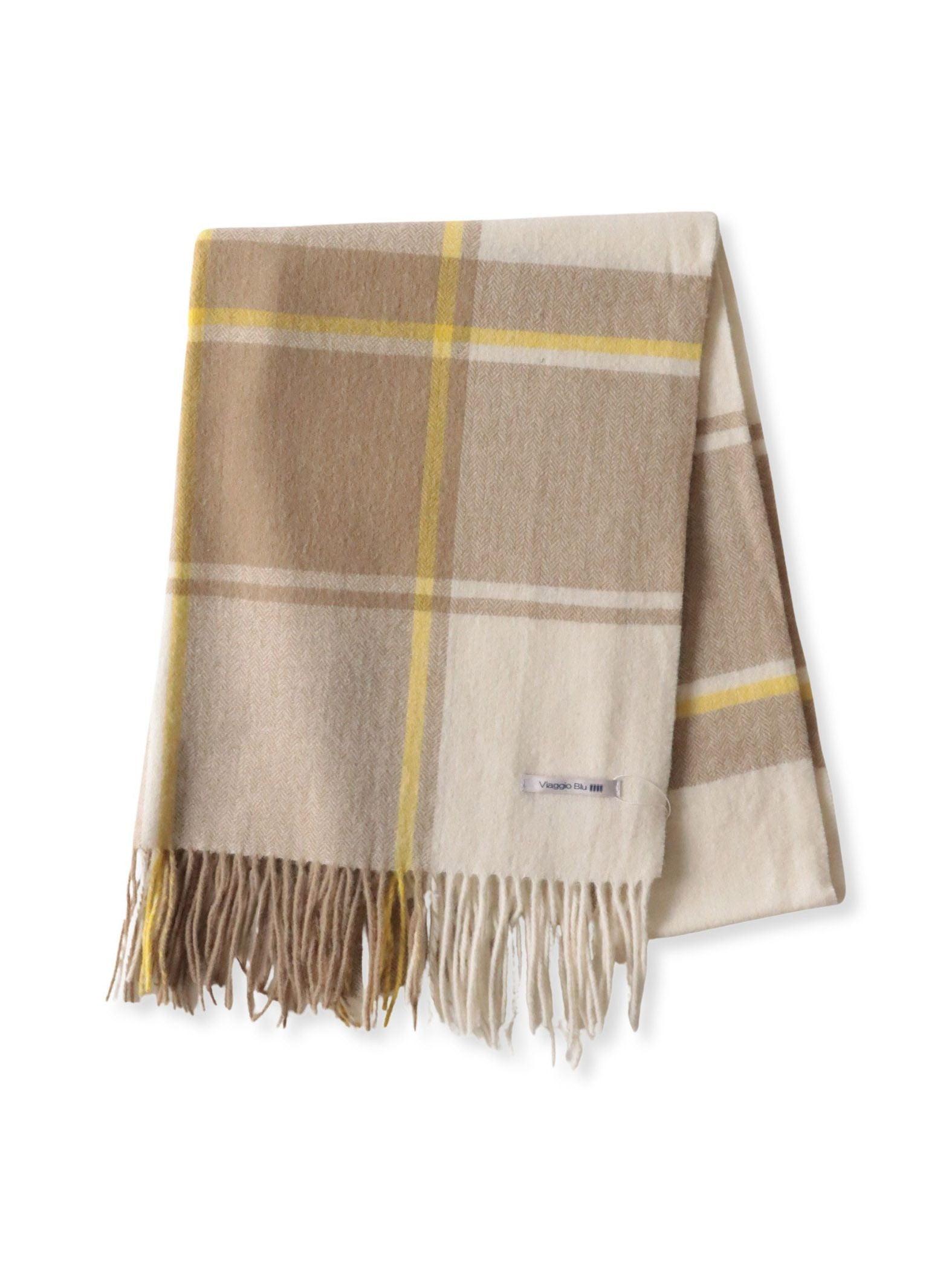 チェックマフラー