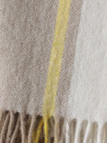 チェックマフラー