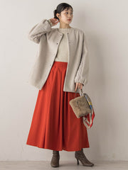 タフタタックスカート≪洗濯機で洗える≫