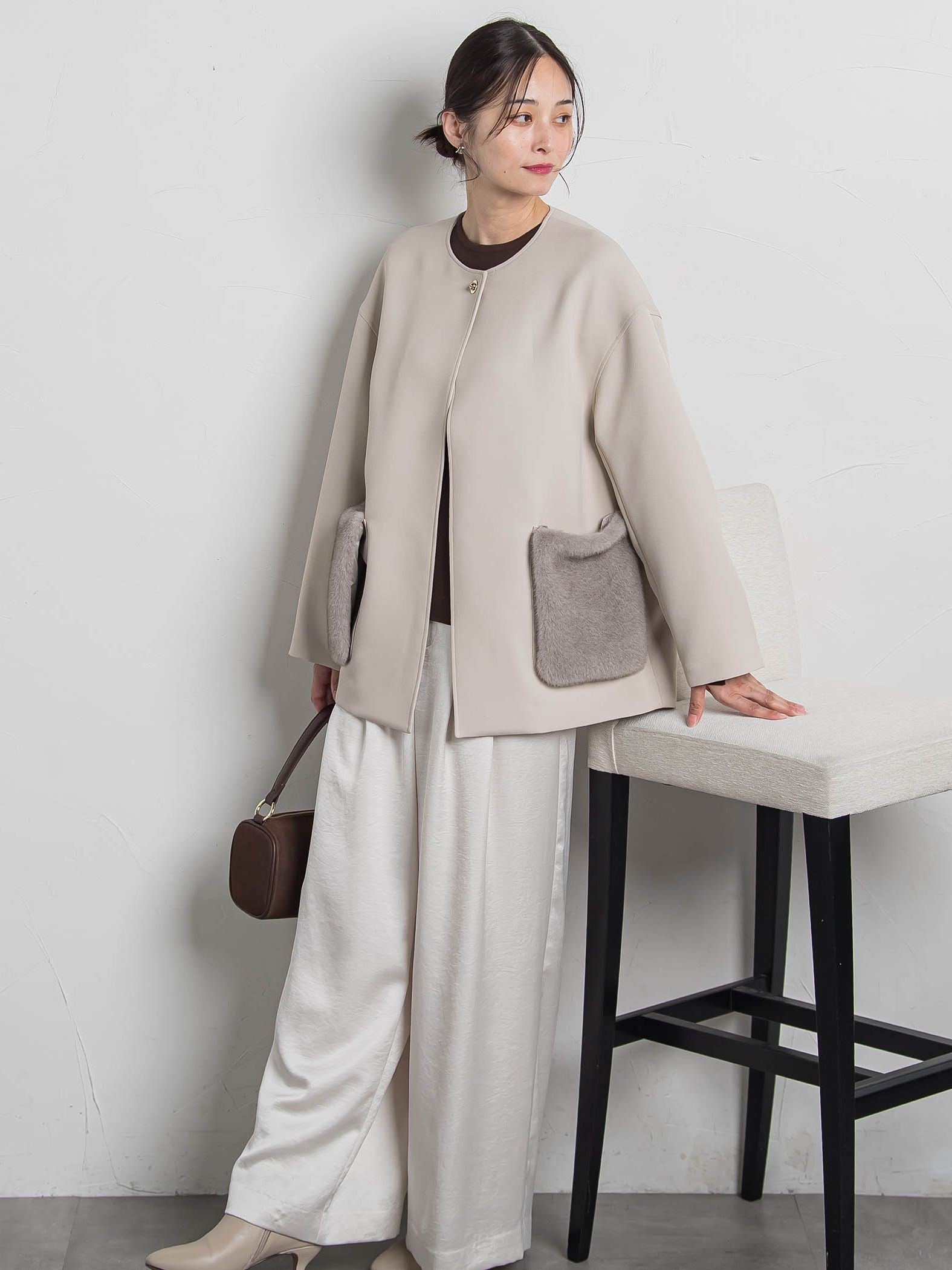 トリプルクロスファーポケットジャケット≪手洗い可能≫