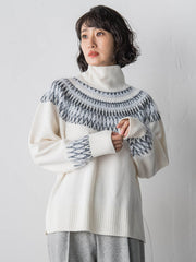 フェアアイル柄ニット