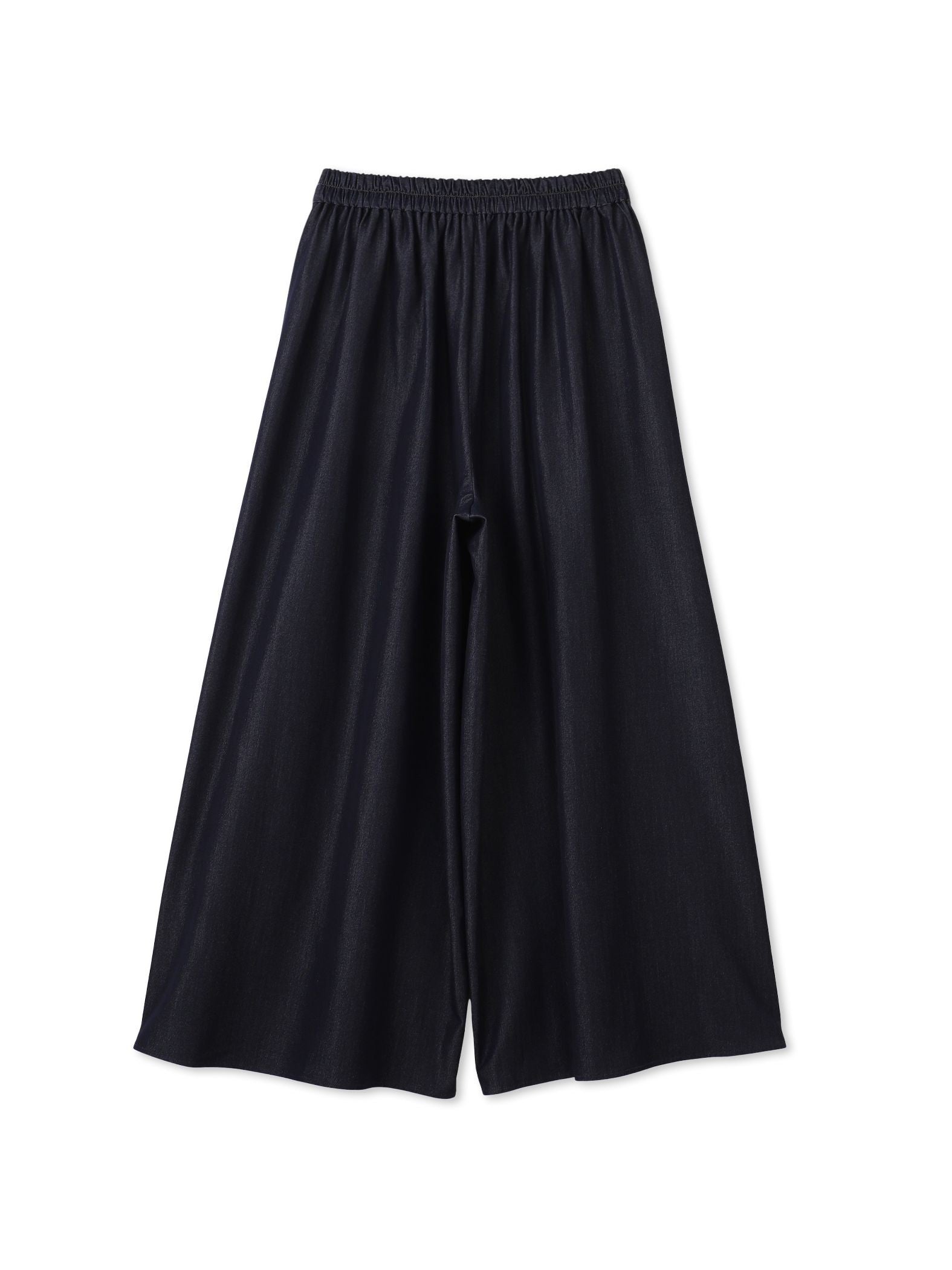 【カタログ掲載】フレアヘムキュロットパンツ≪洗濯機で洗える≫