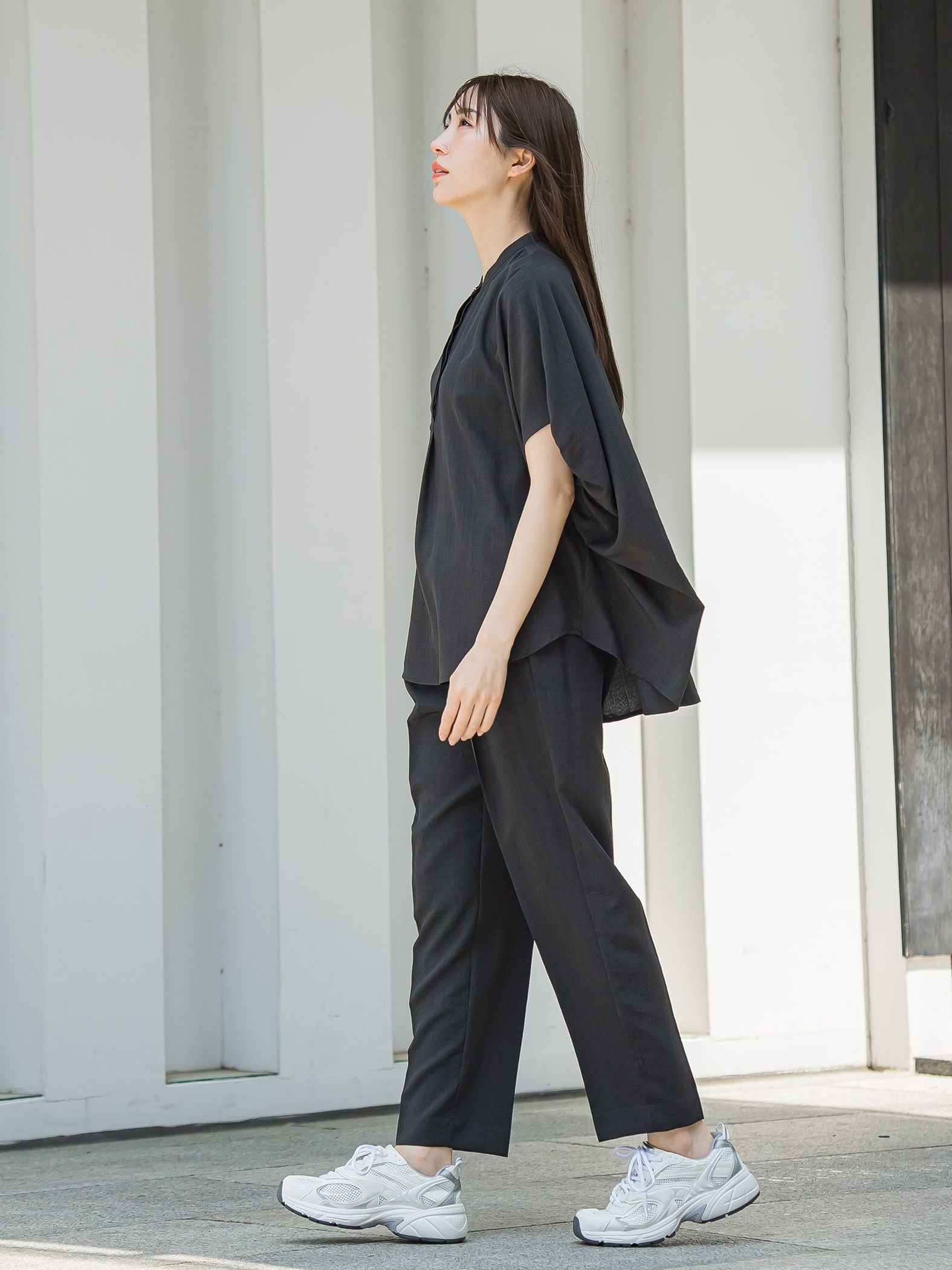 【WEB限定】タンブラーブッチャーテーパードパンツ≪手洗い可能≫