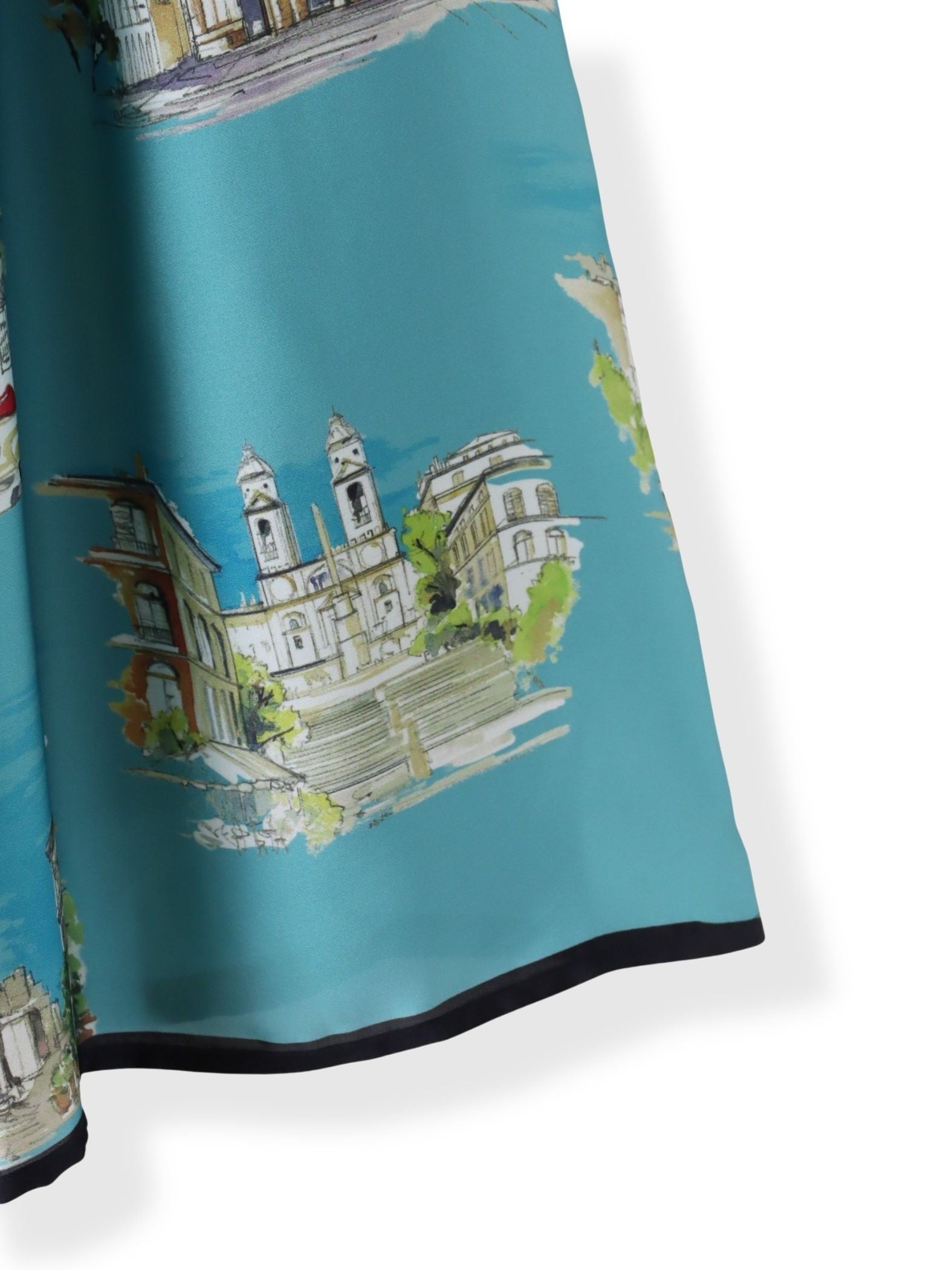 イタリアンセネリープリントスカート