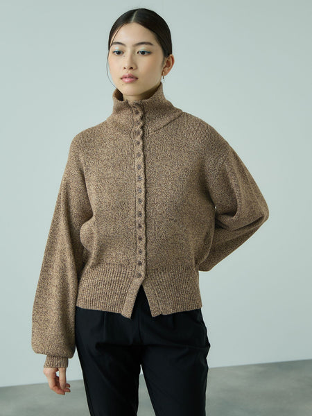 メニボタン2WAYネックニット≪手洗い可能≫