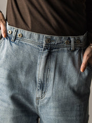 【カタログ掲載】2WAYウエストペインターデニムパンツ≪洗濯機で洗える≫