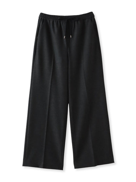 【大きいサイズ】両面起毛ワイドパンツ