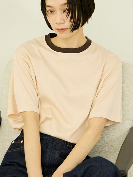 【汗染み防止】 ひんやりリンガーTシャツ