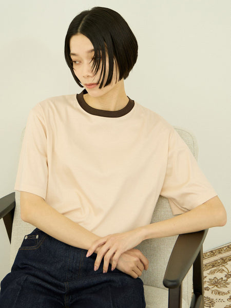 【汗染み防止】 ひんやりリンガーTシャツ