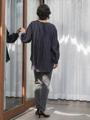 【WEB限定】ぐーんと伸びるデニムレギパン≪洗濯機で洗える≫