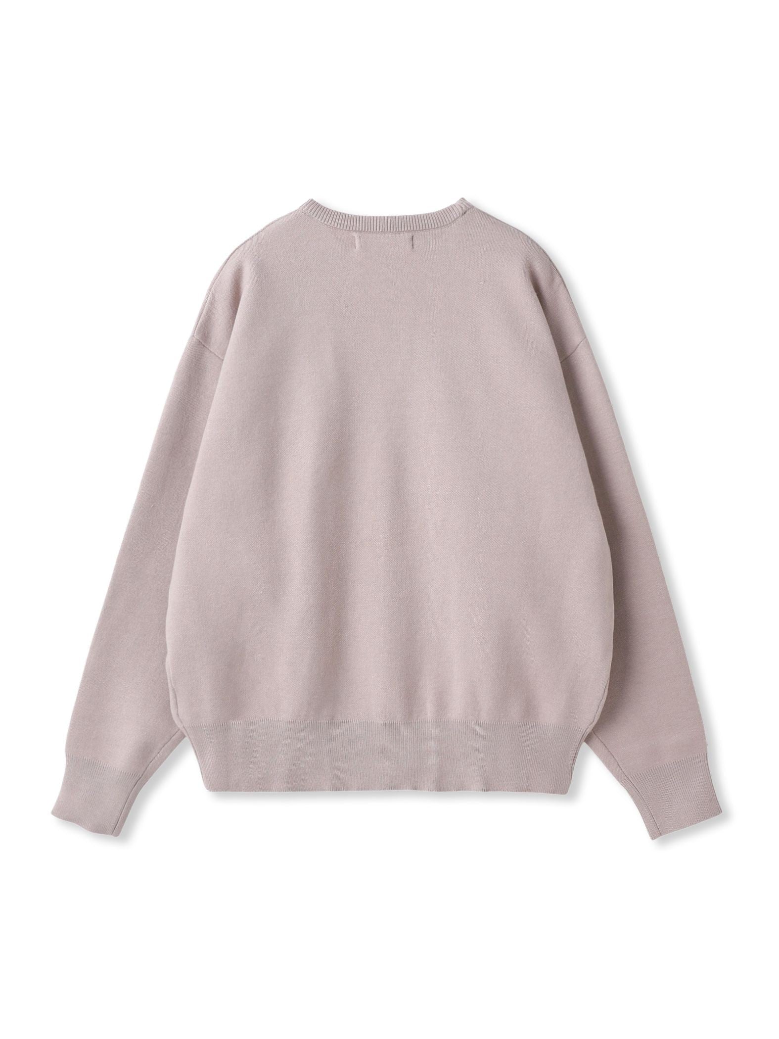 【WEB限定】刺繍ロゴニットプルオーバー≪洗濯機で洗える≫