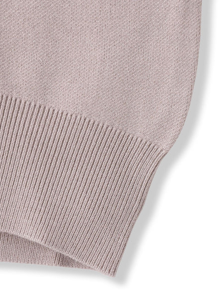 【WEB限定】刺繍ロゴニットプルオーバー≪洗濯機で洗える≫