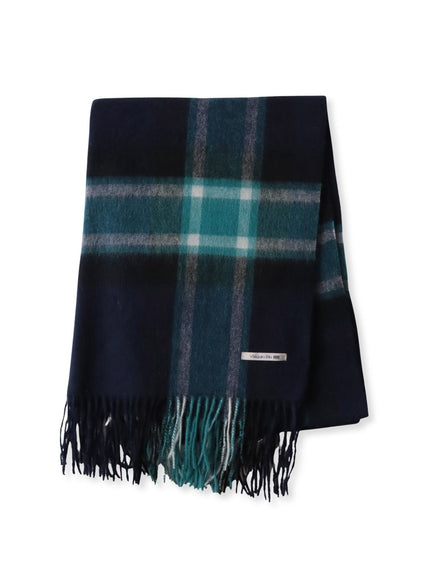 チェックマフラー