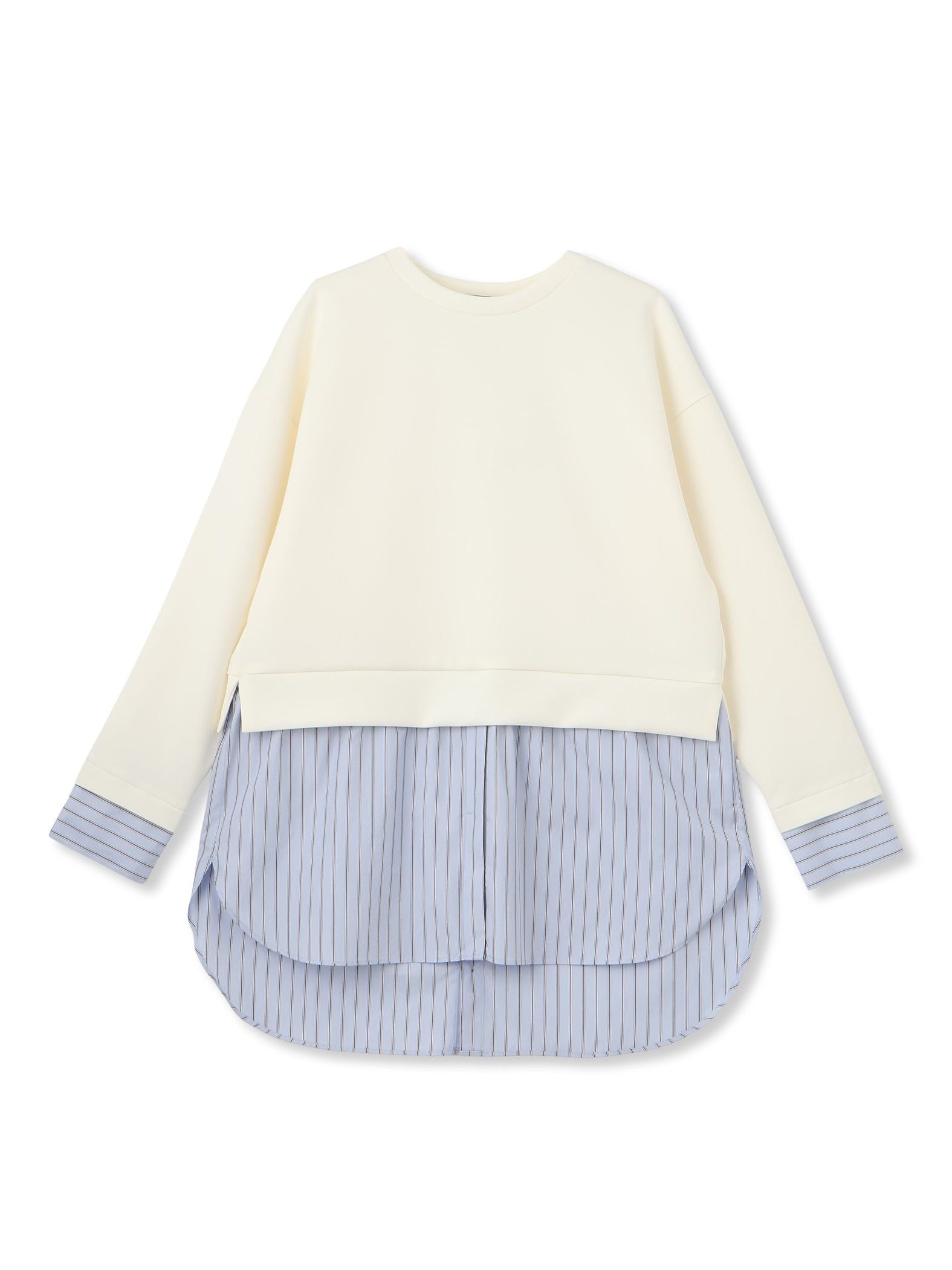 【一部店舗限定販売】ダンボール×ストライプドッキングトップス