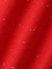 ミニスパンコールクルーネックニット≪手洗い可能≫