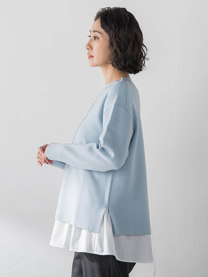 【大きいサイズ】ペプラムカットソー