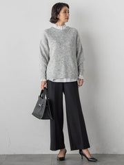 【VIOLAd'ORO】スタッズ付きWフェイスレザートートバッグ