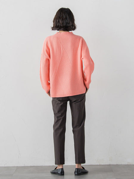 【大きいサイズ】ヘリンボーンニット