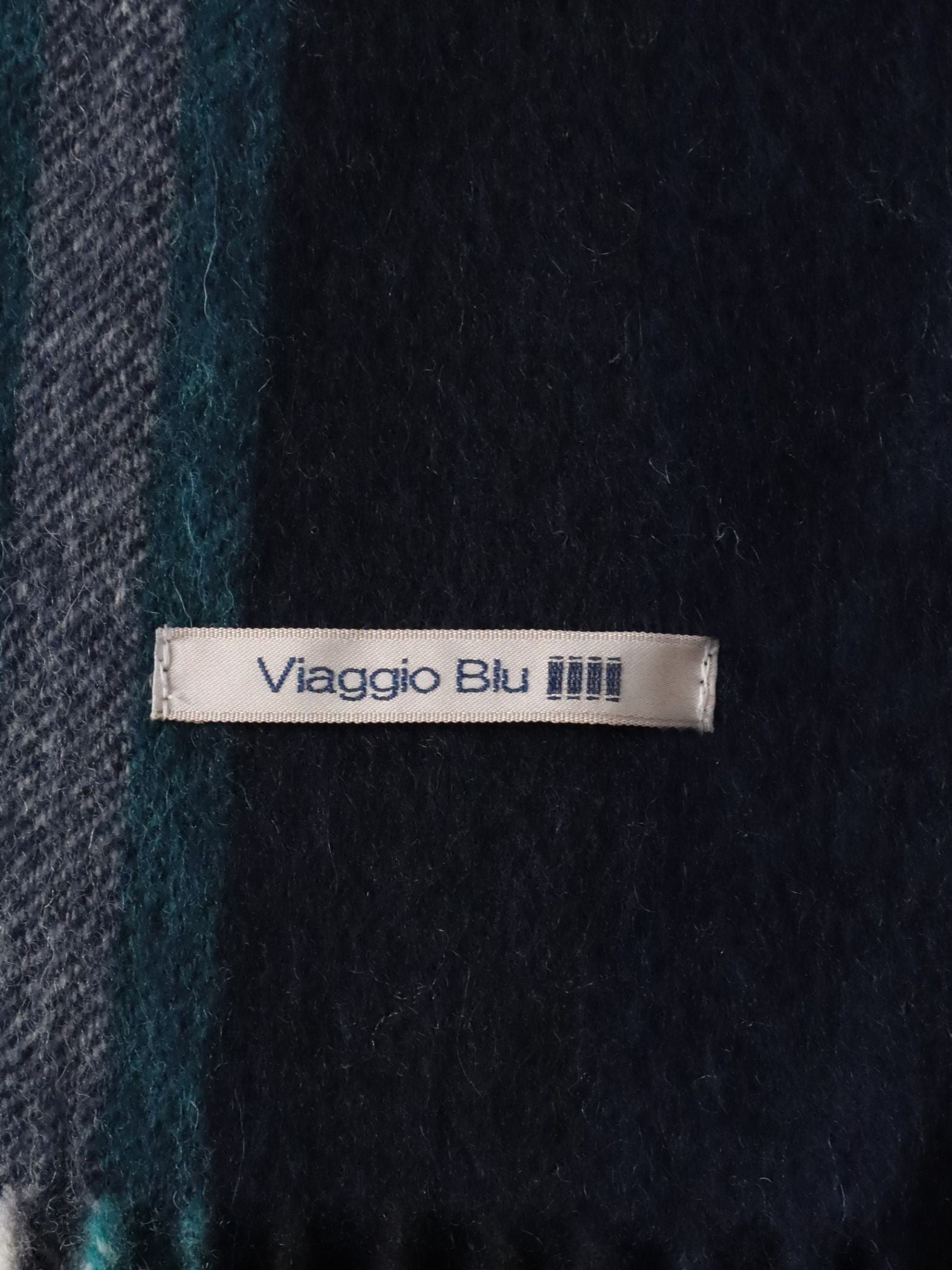 チェックマフラー