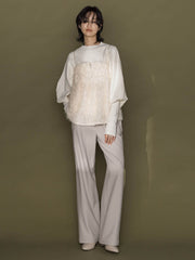 フィルムフェザーキャミブラウス≪手洗い可能≫