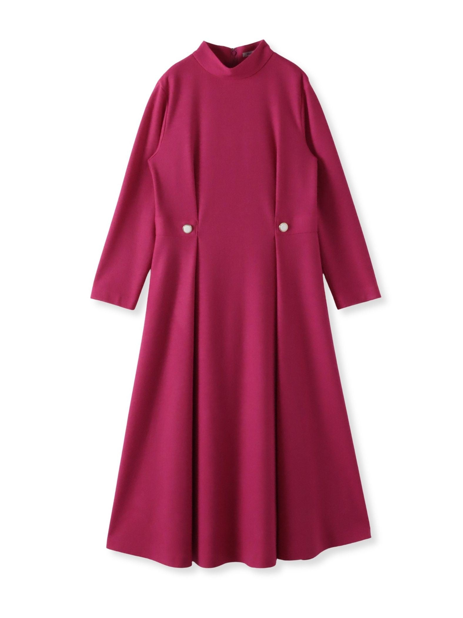 【WEB限定カラーあり/新色追加】ルミナリー圧縮スムースワンピース