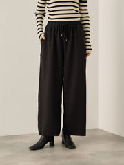 カットジョーゼットイージーワイドパンツ≪手洗い可能≫