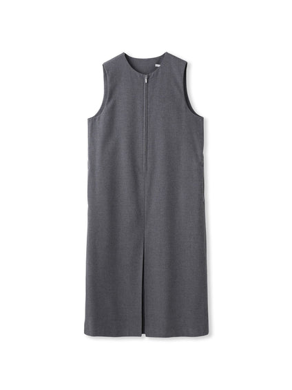 裏起毛サキソニーワンピース≪手洗い可能≫